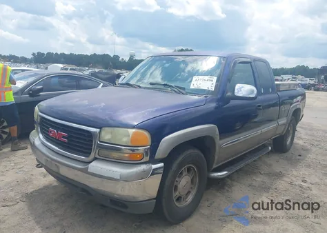 2002 GMC Sierra 1500 Sle из США, поврежденный, VIN 2GTEK19T321279650